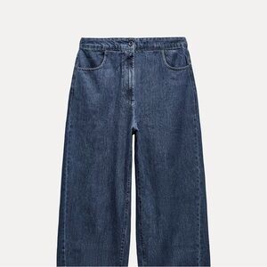 ZARA Mid Waist Barrel Jeans XL
